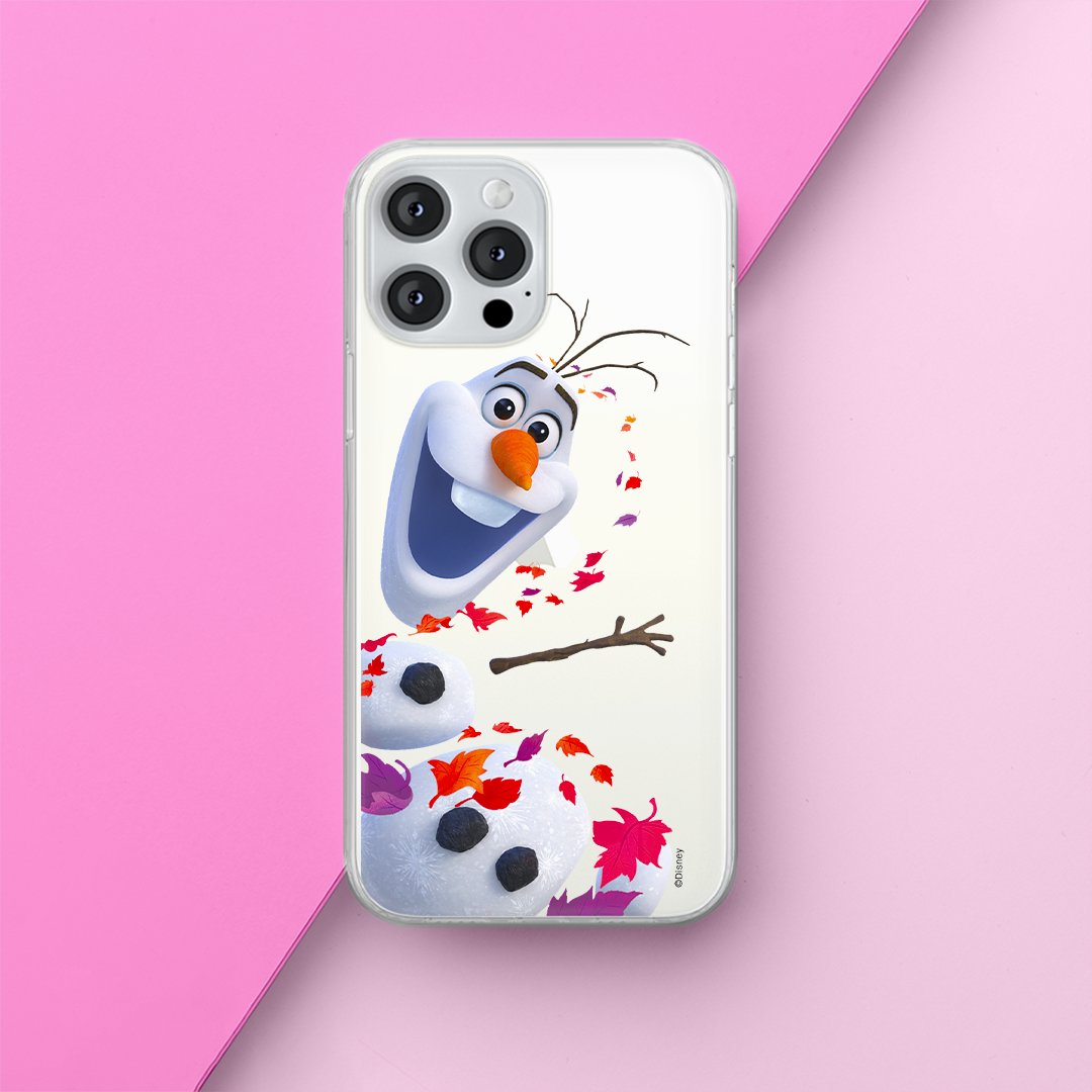 Etui Olaf 003 Disney Nadruk częściowy Przeźroczysty Producent: Samsung, Model: S23 ULTRA