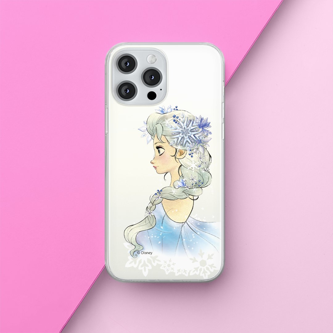 Etui Elsa 010 Disney Nadruk częściowy Przeźroczysty Producent: Realme, Model: C55