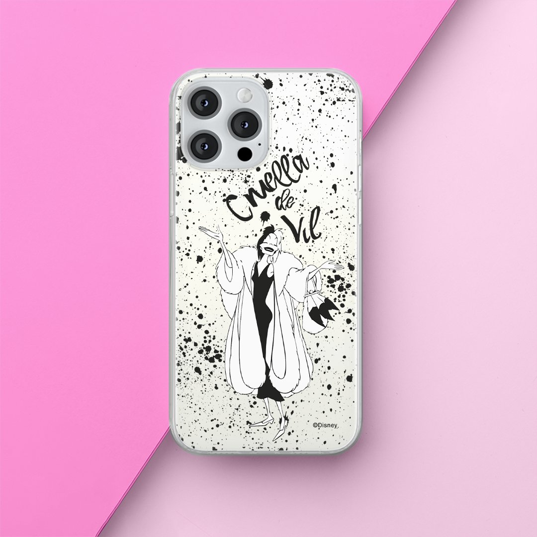 Etui Cruella 001 Disney Nadruk częściowy Przeźroczysty Producent: Xiaomi, Model: REDMI NOTE 12 4G