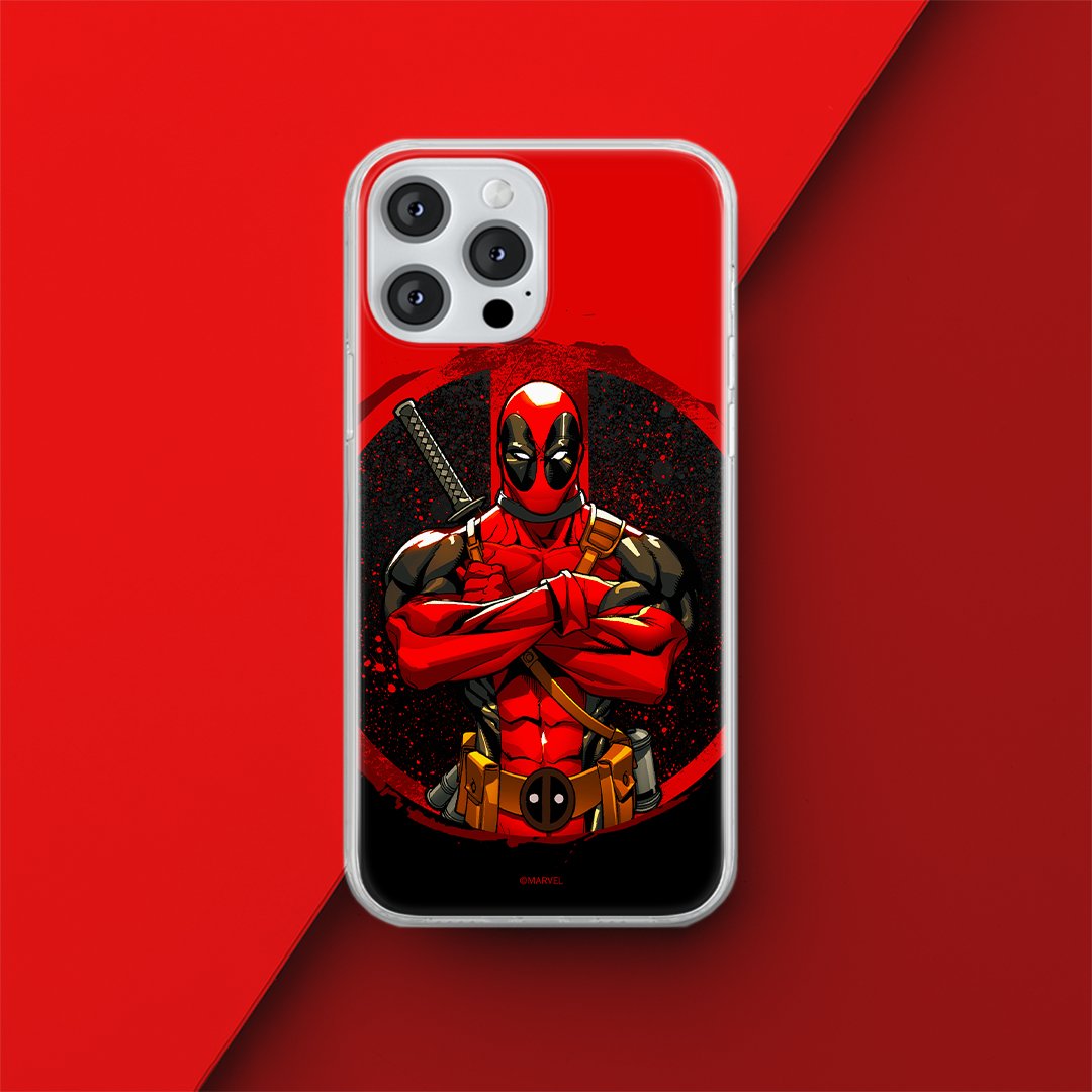 Etui Deadpool 006 Marvel Nadruk pełny Czerwony Producent: Samsung, Model: S23