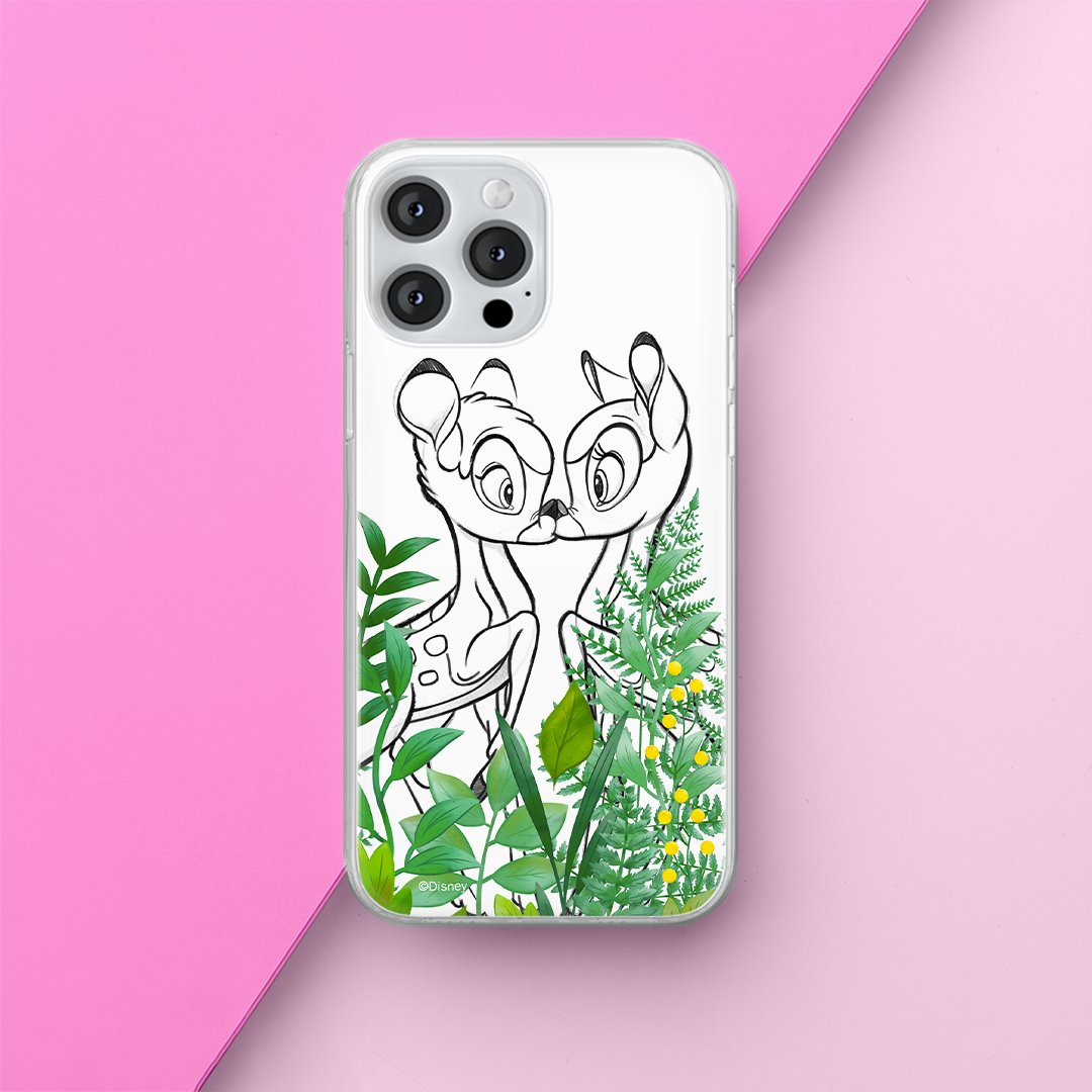 Etui Bambi 009 Disney Nadruk pełny Biały Producent: Samsung, Model: S23 ULTRA