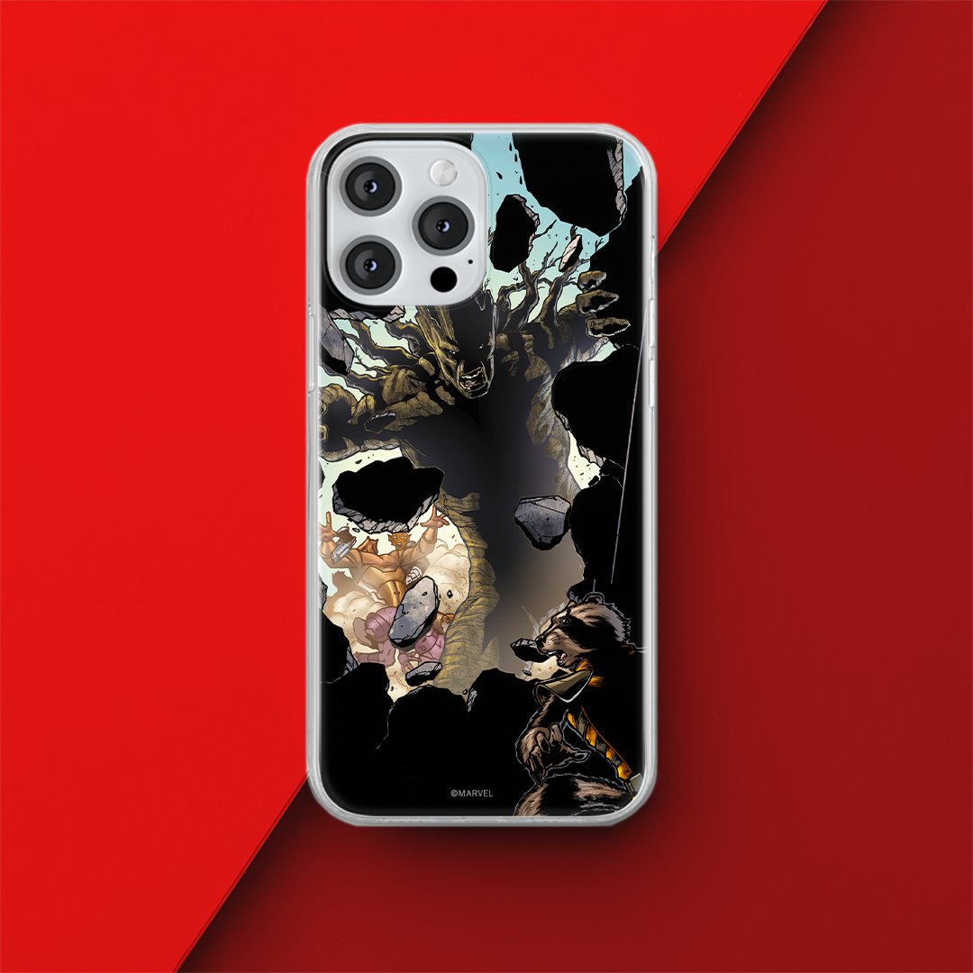 Etui Strażnicy Galaktyki 005 Marvel Nadruk pełny Czarny Producent: Samsung, Model: S23 ULTRA