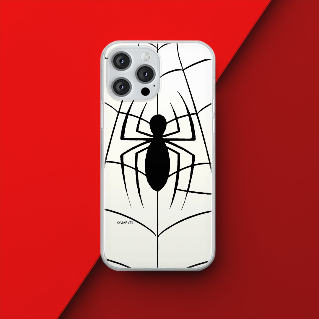 Etui Spider Man 013 Marvel Nadruk częściowy Przeźroczysty Producent: Samsung, Model: A14 4G/5G