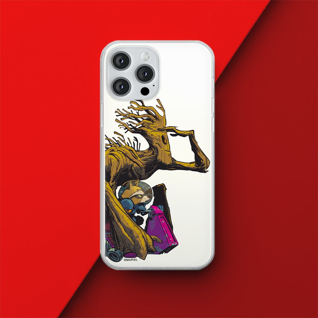 Etui Strażnicy Galaktyki 003 Marvel Nadruk częściowy Przeźroczysty Producent: Samsung, Model: M53 5G