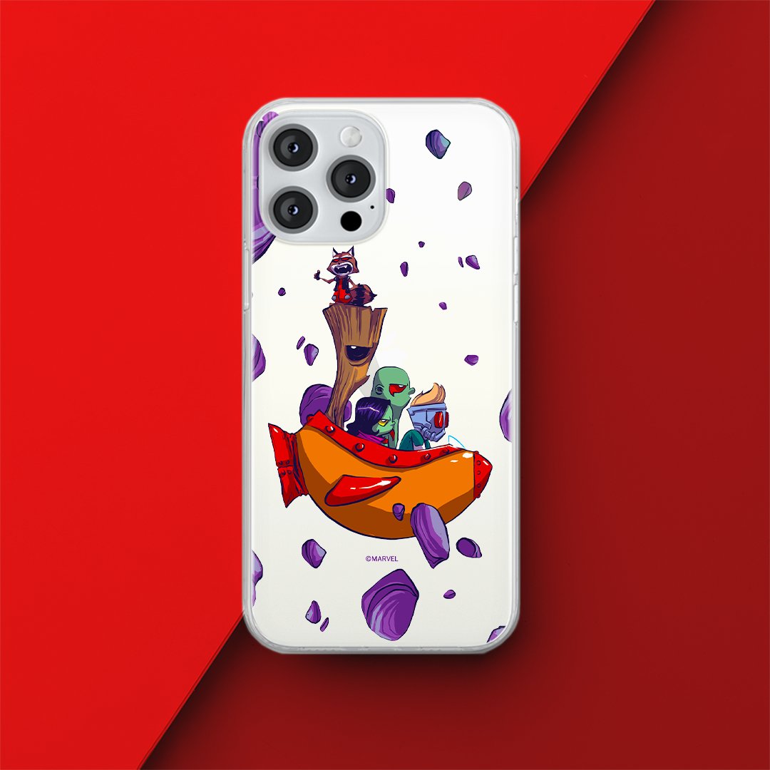 Etui Strażnicy Galaktyki 010 Marvel Nadruk częściowy Przeźroczysty Producent: Xiaomi, Model: REDMI 12C/ REDMI 11A