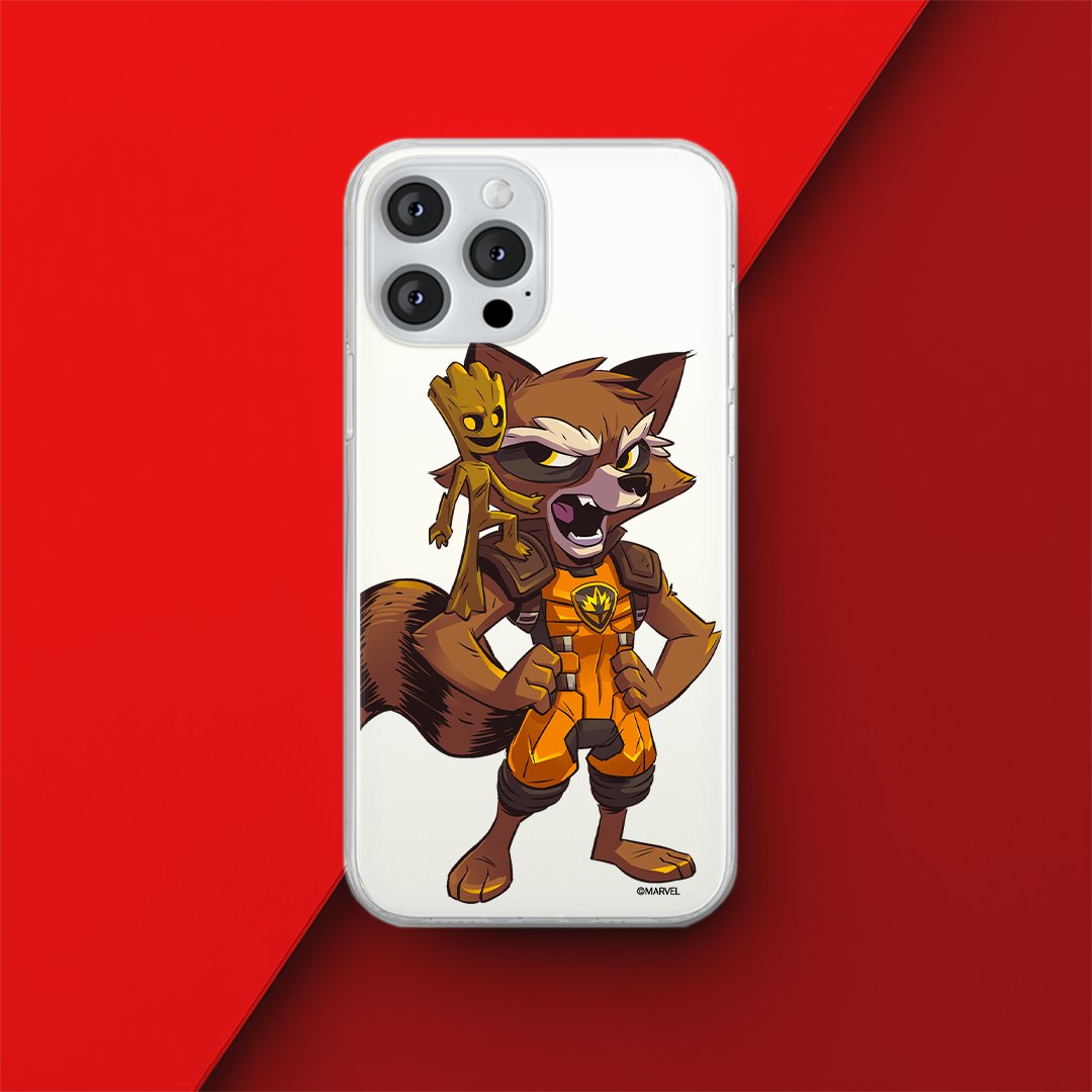 Etui Strażnicy Galaktyki 018 Marvel Nadruk częściowy Przeźroczysty Producent: Xiaomi, Model: REDMI 12C/ REDMI 11A