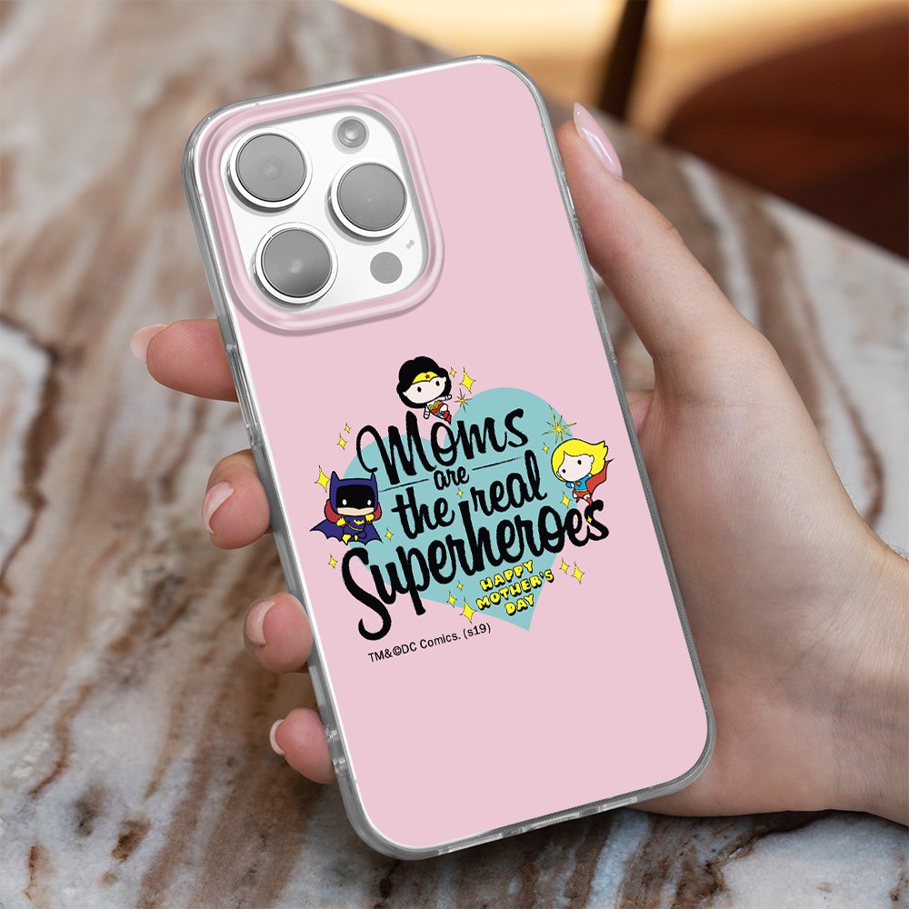 Etui Super Girls 005 DC Nadruk pełny Różowy Producent: Samsung, Model: S23 ULTRA