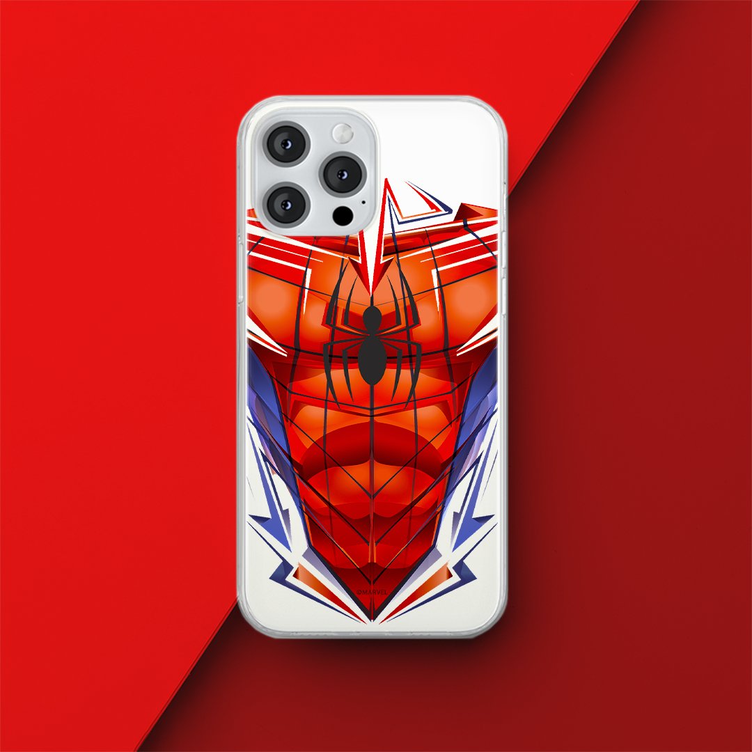 Etui Spider Man 005 Marvel Nadruk częściowy Przeźroczysty Producent: Samsung, Model: M13 4G/ M23 5G/ F23
