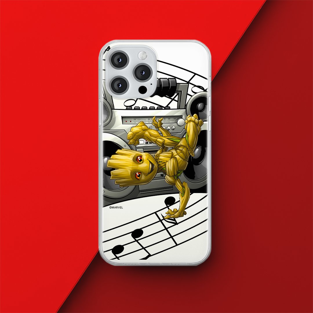 Etui Groot 004 Marvel Nadruk częściowy Przeźroczysty Producent: Samsung, Model: M13 4G/ M23 5G/ F23