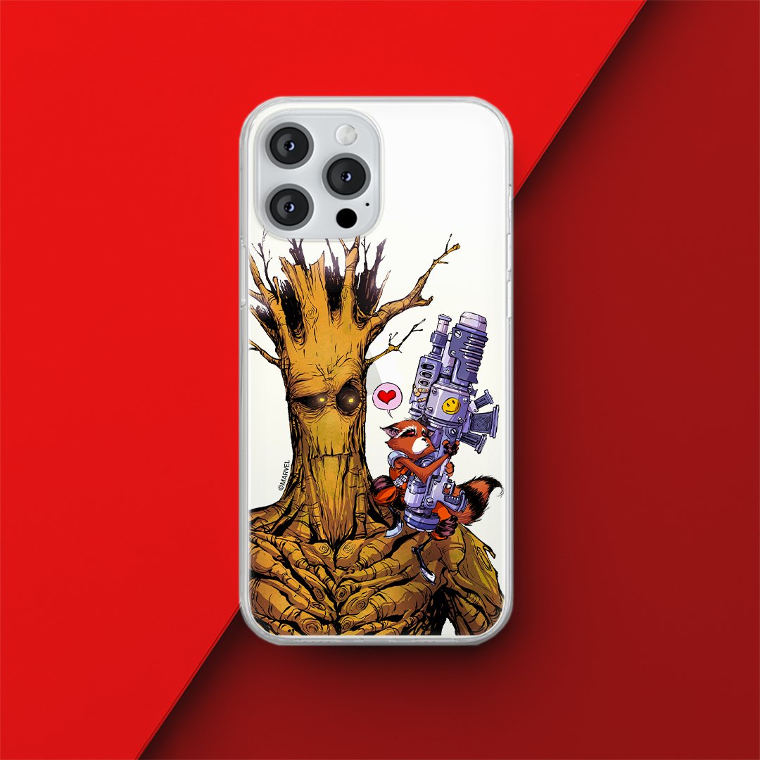 Etui Strażnicy Galaktyki 001 Marvel Nadruk częściowy Przeźroczysty Producent: Samsung, Model: A14 4G/5G