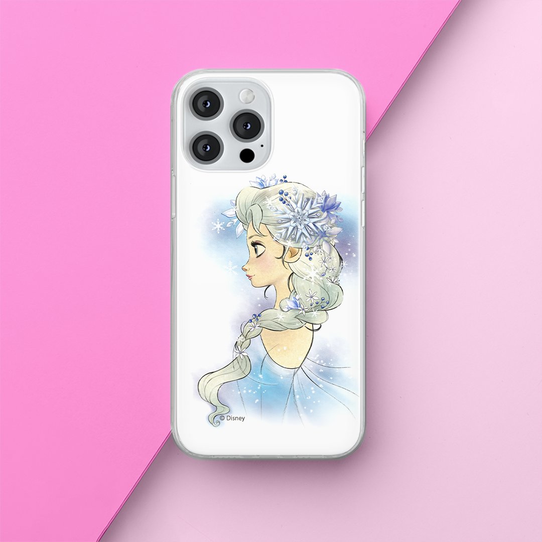 Etui Elsa 010 Disney Nadruk pełny Biały Producent: Samsung, Model: S10
