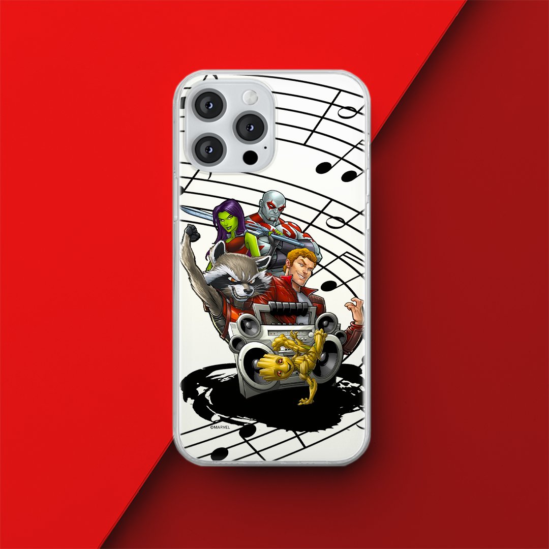 Etui Strażnicy Galaktyki 016 Marvel Nadruk częściowy Przeźroczysty Producent: Samsung, Model: S23