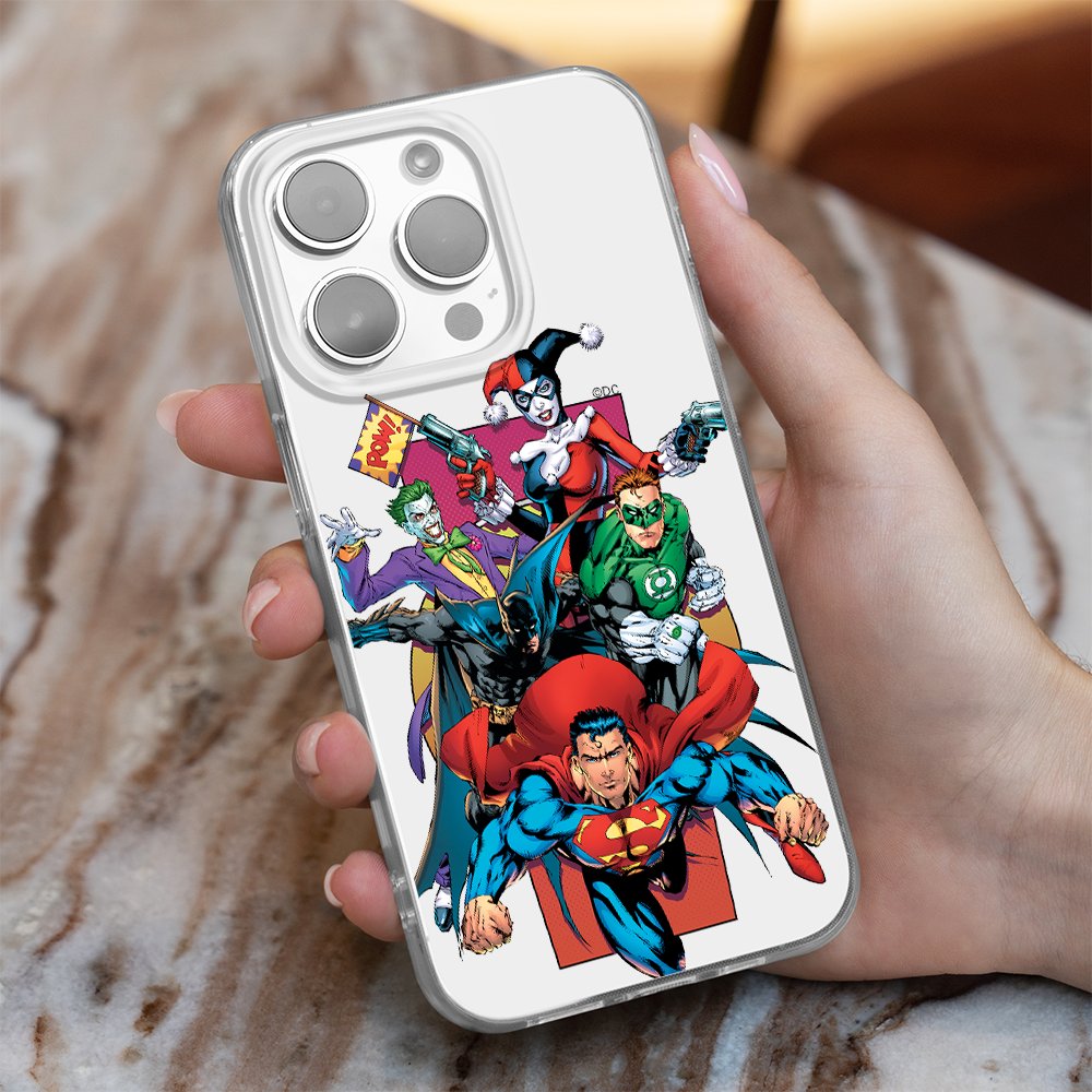 Etui Liga Sprawiedliwości 004 DC Nadruk częściowy Przeźroczysty Producent: Xiaomi, Model: 13 LITE/ CIVI 2