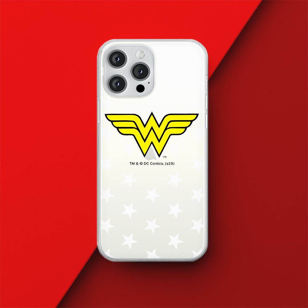 Etui Wonder Woman 006 DC Nadruk częściowy Przeźroczysty Producent: Samsung, Model: S10 5G