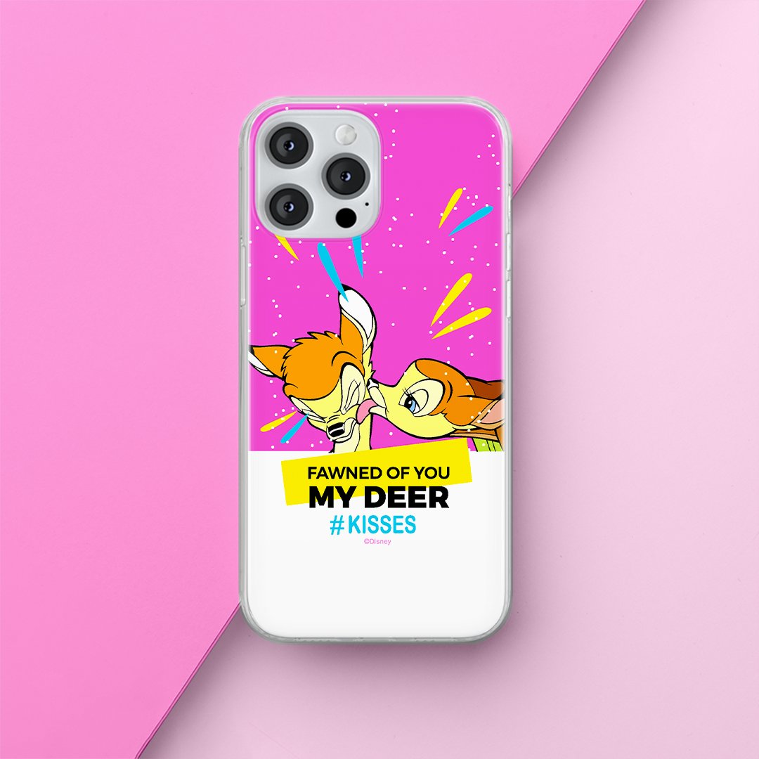Etui Bambi 012 Disney Nadruk pełny Różowy Producent: Samsung, Model: S23