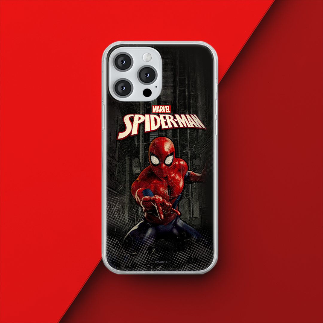 Etui Spider Man 007 Marvel Nadruk pełny Czarny Producent: Samsung, Model: A01