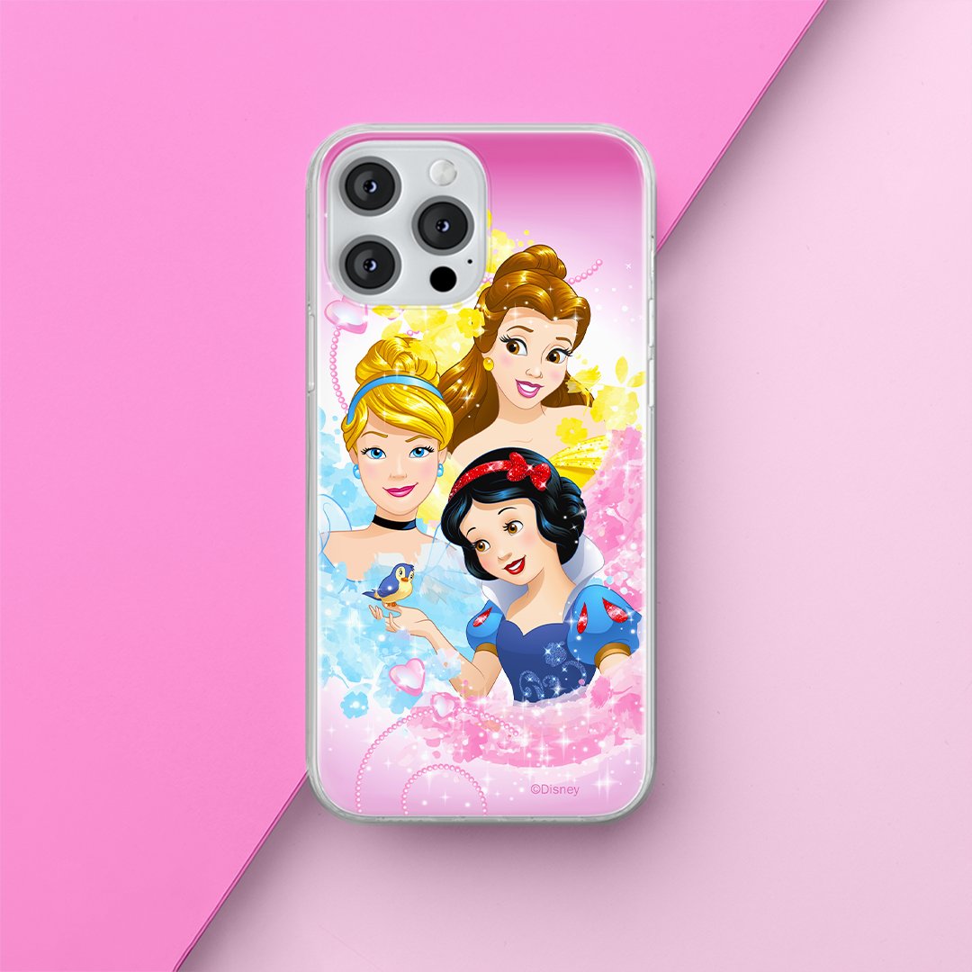 Etui Księżniczki 005 Disney Nadruk pełny Różowy Producent: Samsung, Model: M13 4G/ M23 5G/ F23