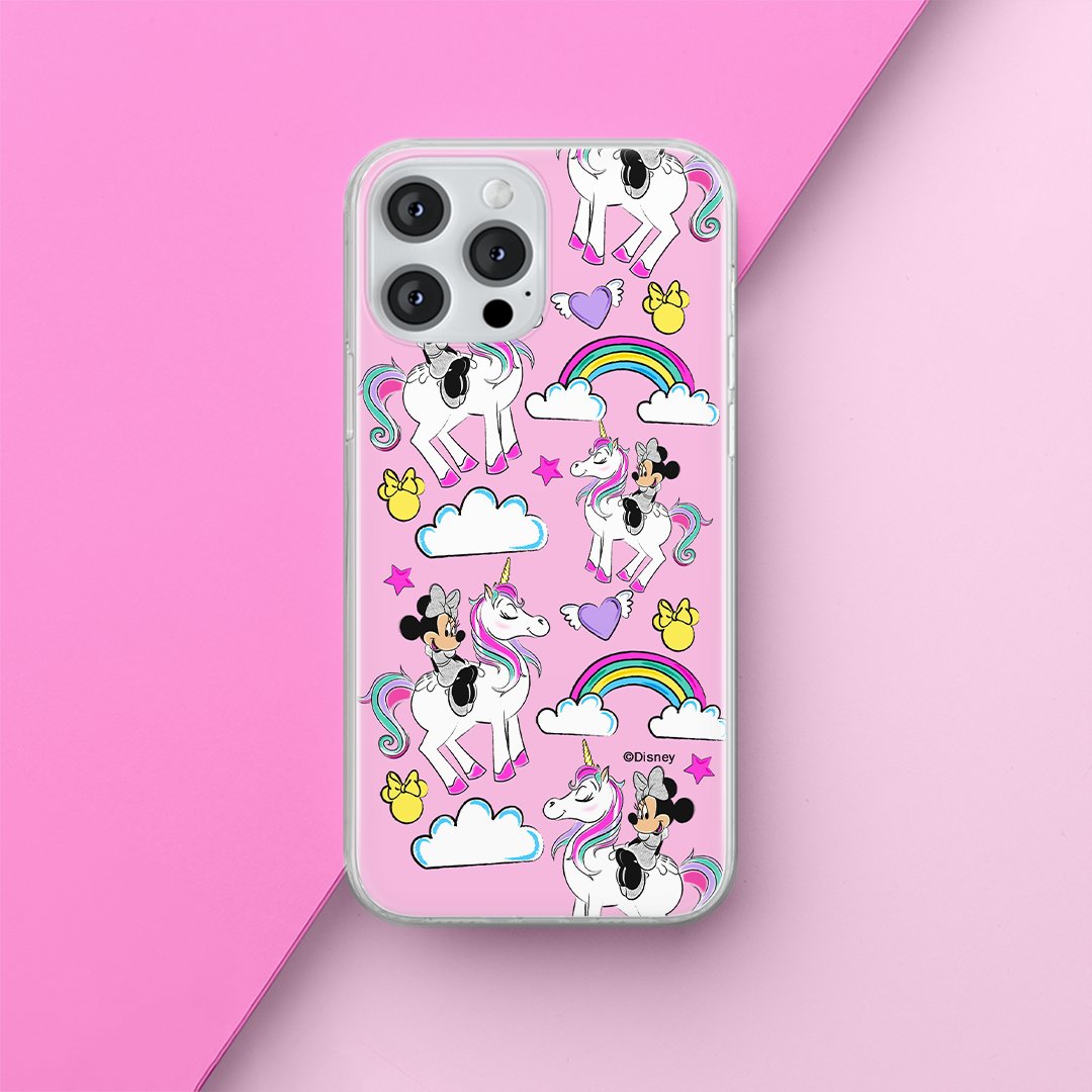 Etui Minnie 037 Disney Nadruk pełny Różowy Producent: Samsung, Model: M13 4G/ M23 5G/ F23