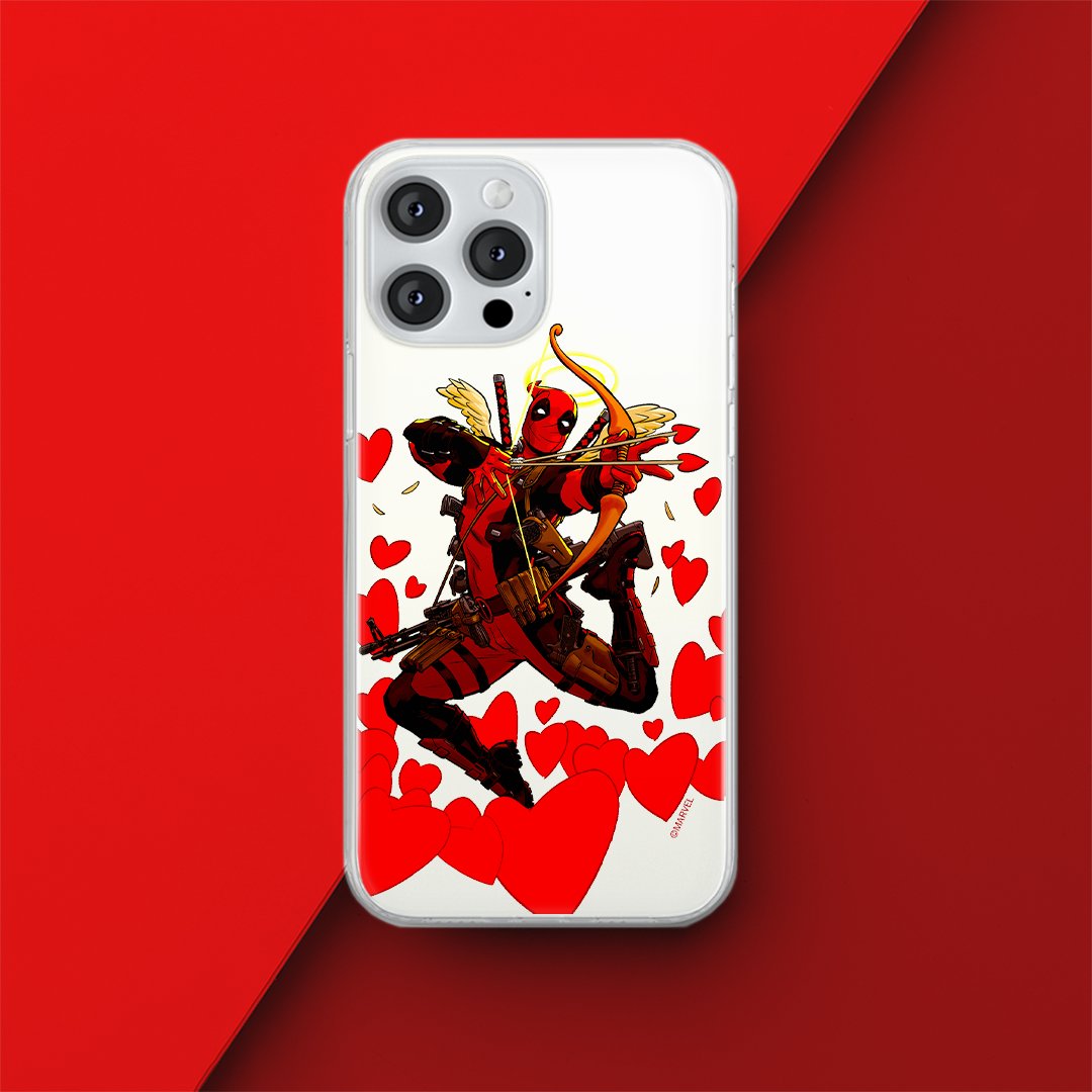 Etui Deadpool 011 Marvel Nadruk częściowy Przeźroczysty Producent: Samsung, Model: S23 ULTRA