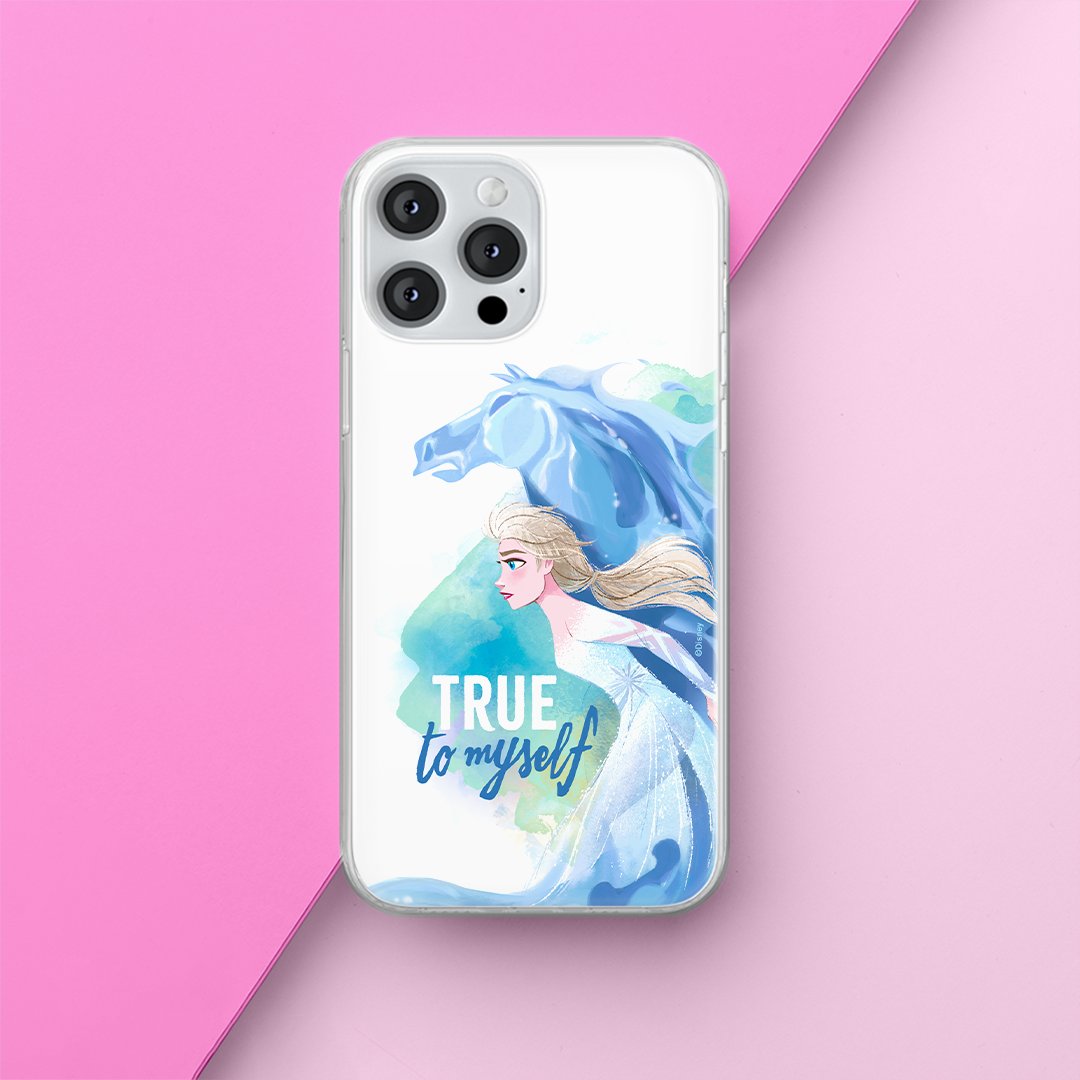 Etui Elsa 012 Disney Nadruk pełny Biały Producent: Samsung, Model: S23 PLUS