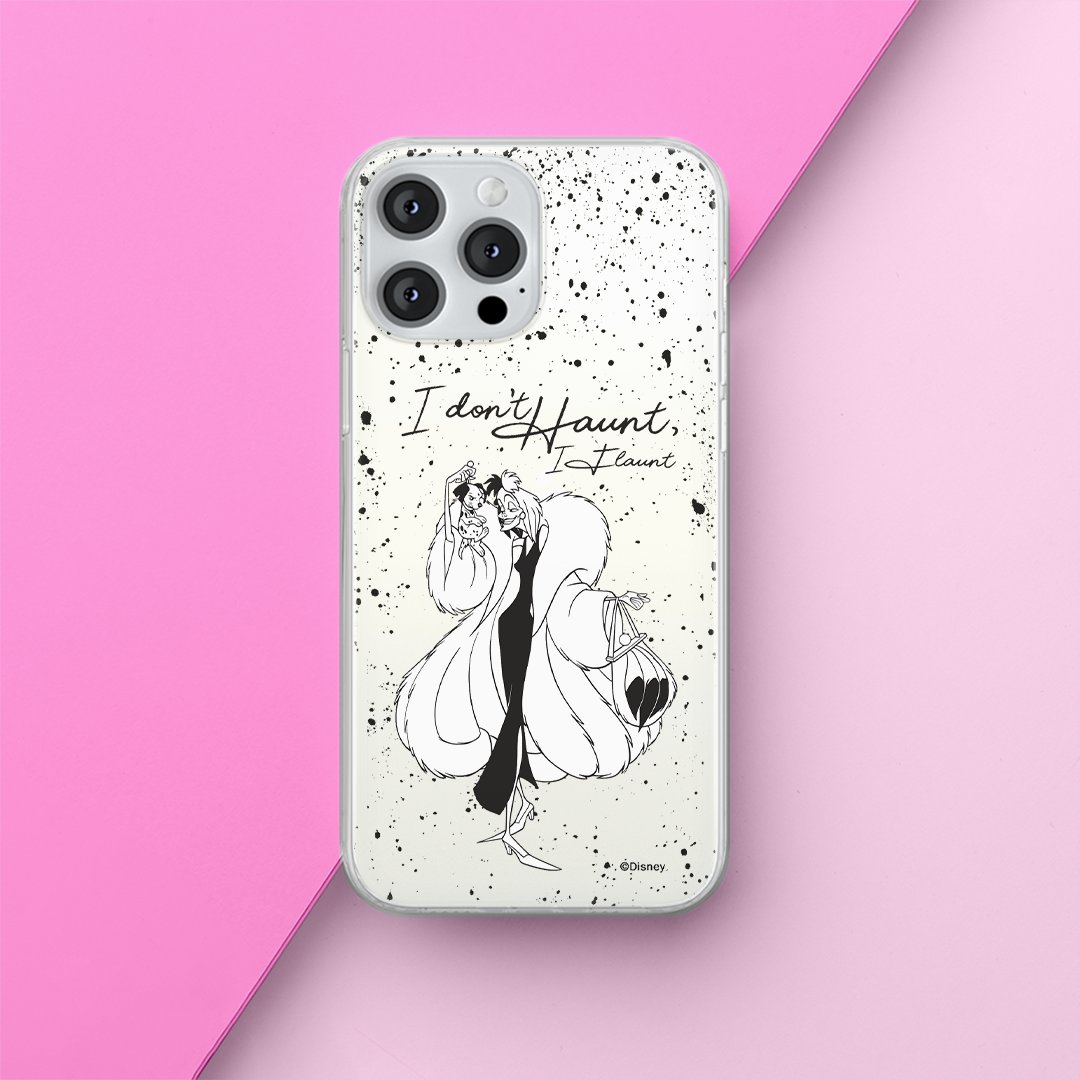 Etui Cruella i Puppy 001 Disney Nadruk częściowy Przeźroczysty Producent: Xiaomi, Model: MI 11i/ REDMI K40/K40 PRO/POCO F3/ F3 PRO