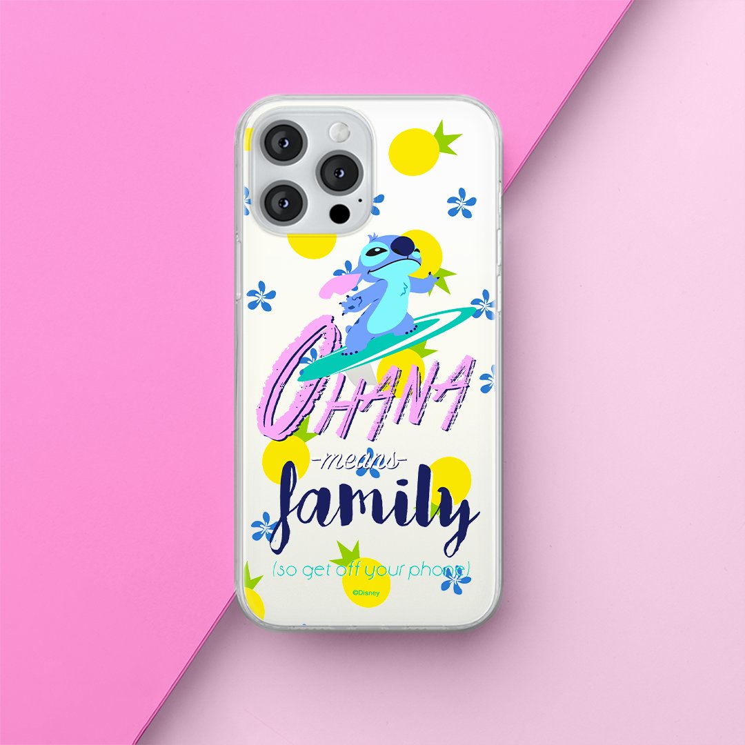 Etui Stich 004 Disney Nadruk częściowy Przeźroczysty Producent: Samsung, Model: M33 5G