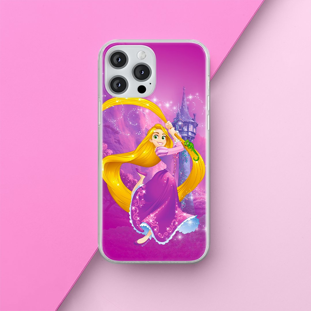 Etui Roszpunka i Pascal 003 Disney Nadruk pełny Fioletowy Producent: Realme, Model: C55