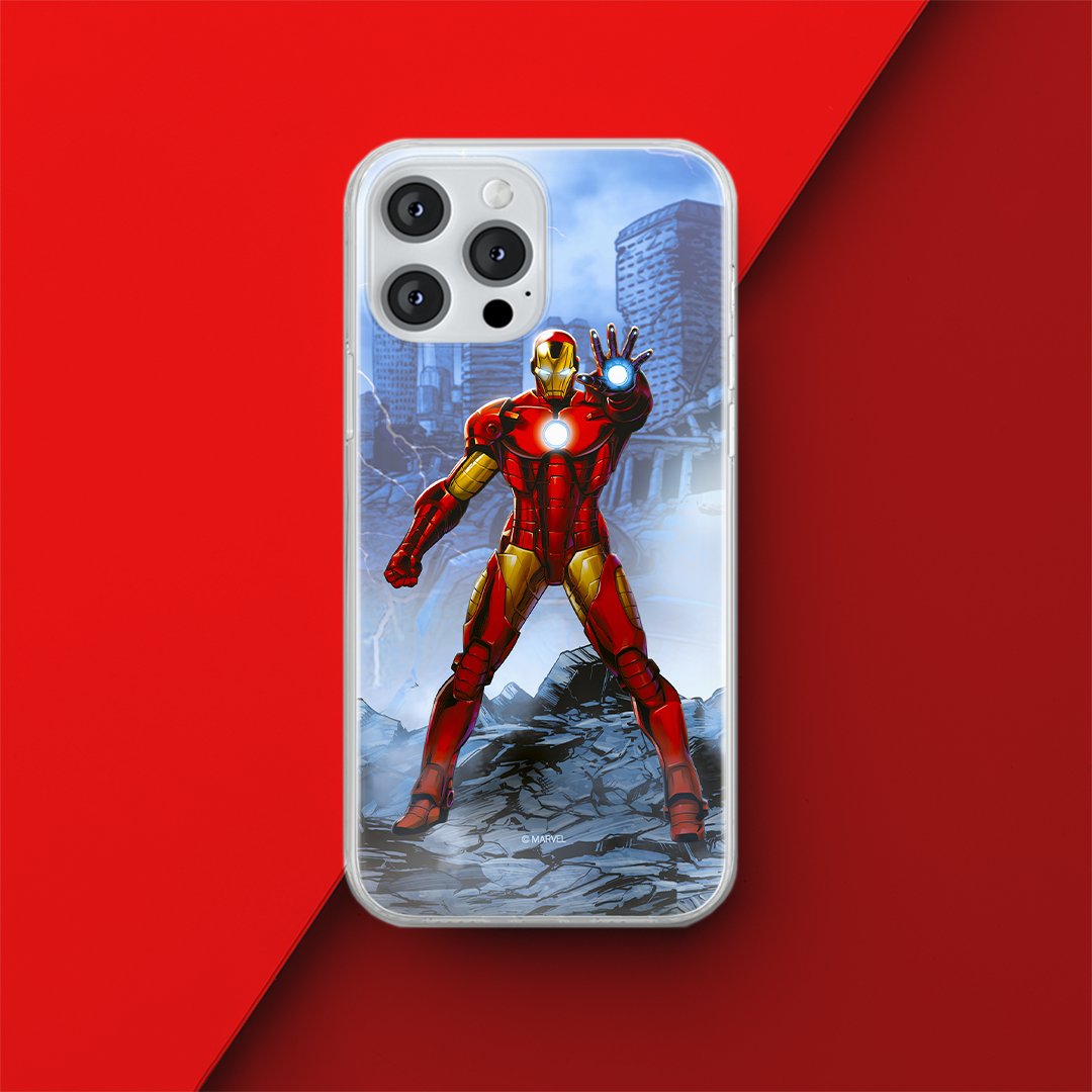 Etui Iron Man 006 Marvel Nadruk pełny Niebieski Producent: Xiaomi, Model: REDMI 12C/ REDMI 11A
