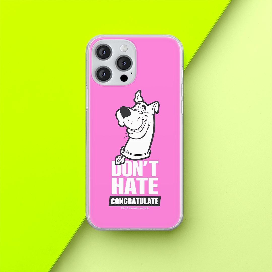 Etui Scooby Doo 011 Scooby Doo Nadruk pełny Różowy Producent: Xiaomi, Model: REDMI NOTE 12 4G