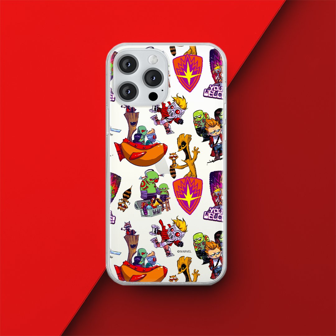 Etui Strażnicy Galaktyki 007 Marvel Nadruk częściowy Przeźroczysty Producent: Samsung, Model: S10 5G
