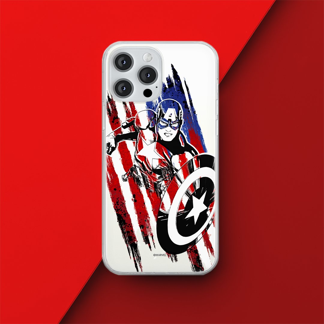 Etui Kapitan Ameryka 016 Marvel Nadruk częściowy Przeźroczysty Producent: Xiaomi, Model: MI 11i/ REDMI K40/K40 PRO/POCO F3/ F3 PRO