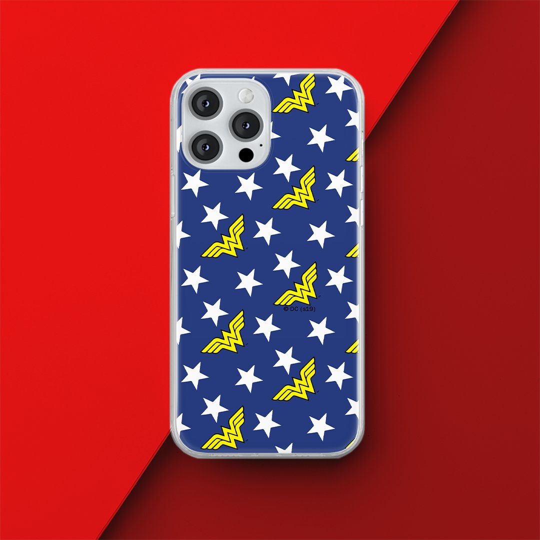 Etui Wonder Woman 007 DC Nadruk pełny Niebieski Producent: Samsung, Model: S23