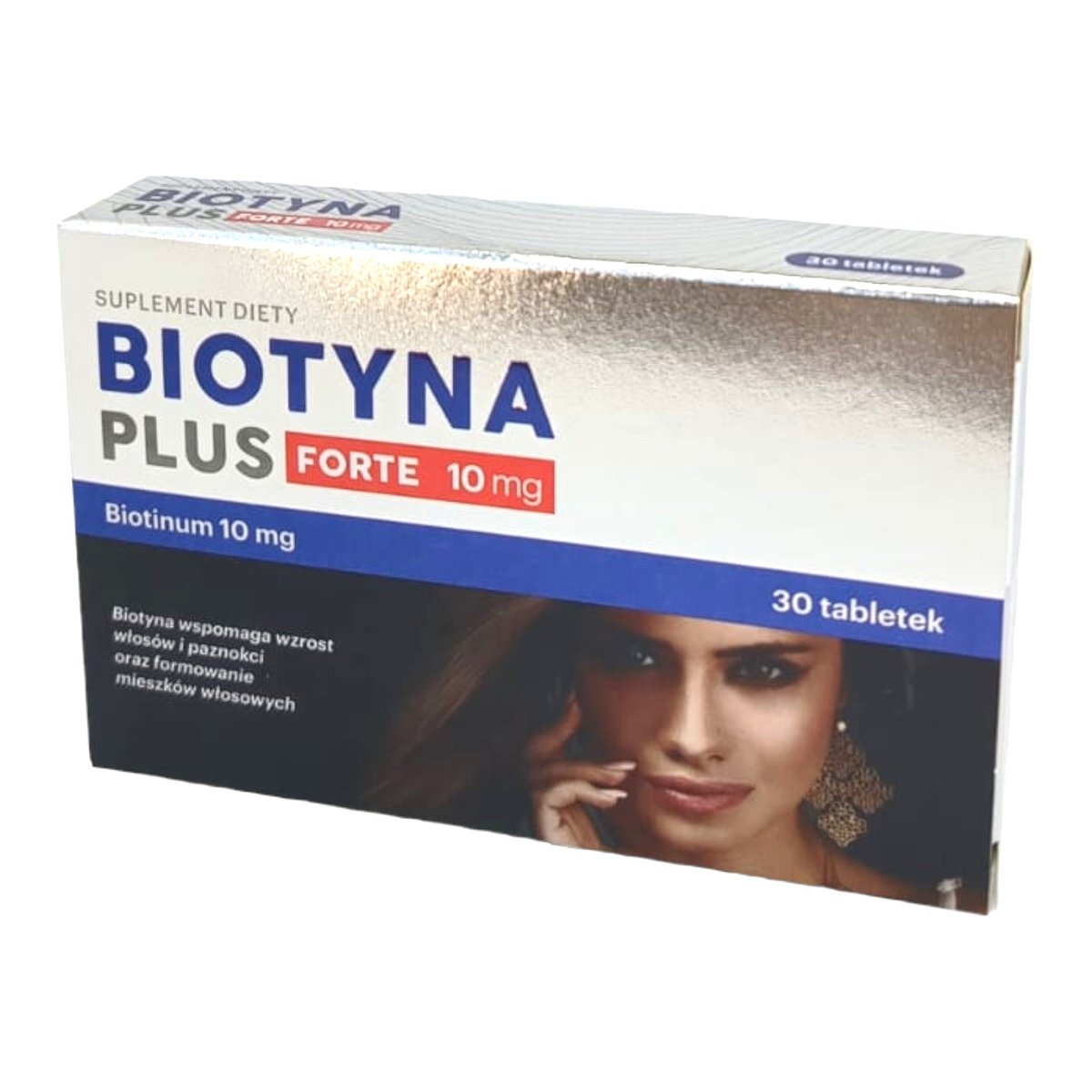 Biotyna Plus Forte 10mg, Suplement Diety, 30 Tab.