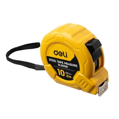 NoName Miara zwijana Deli Tools EDL9010B 10m/25mm żółta EDL9010B