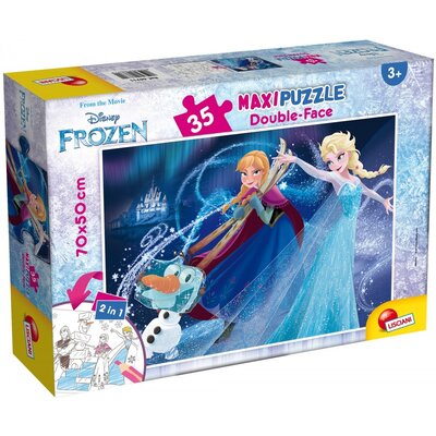 Puzzle Dwustronne Maxi Kraina Lodu 35