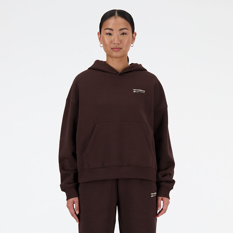 Bluza damska New Balance WT33531KCF  brązowa