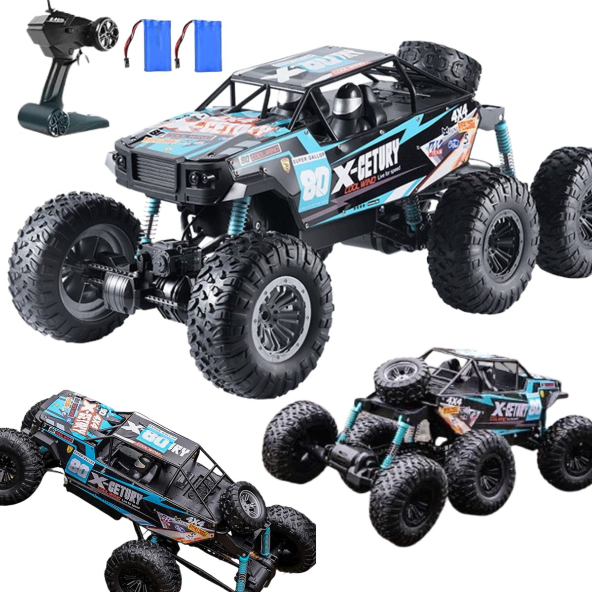 Mega Duży Jeep Samochód Auto Terenowe Zdalnie Sterowany Na Pilot 4X4 Rc
