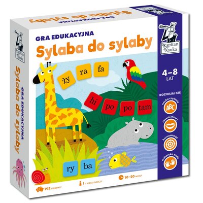Sylaba do sylaby 4-8 lat Kapitan Nauka