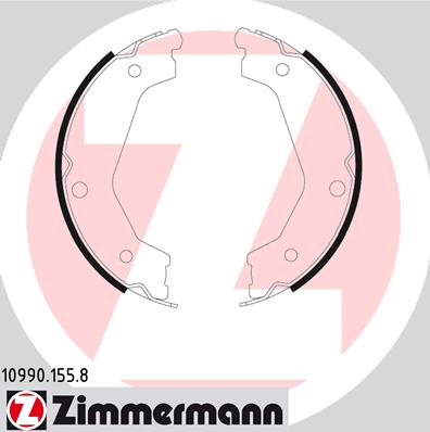 ZIMMERMANN Szczęki hamulcowe ZIMMERMANN 10990.155.8 583503ED00 10990.155.8