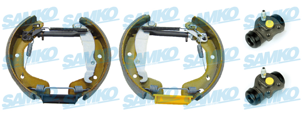 SAMKO SZCZĘKI HAMULC.+CYLINDERKI (ZESTAW)OPEL KEG344