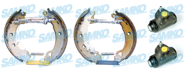 SAMKO SZCZĘKI HAMULC.+CYLINDERKI (ZESTAW)FIAT KEG372