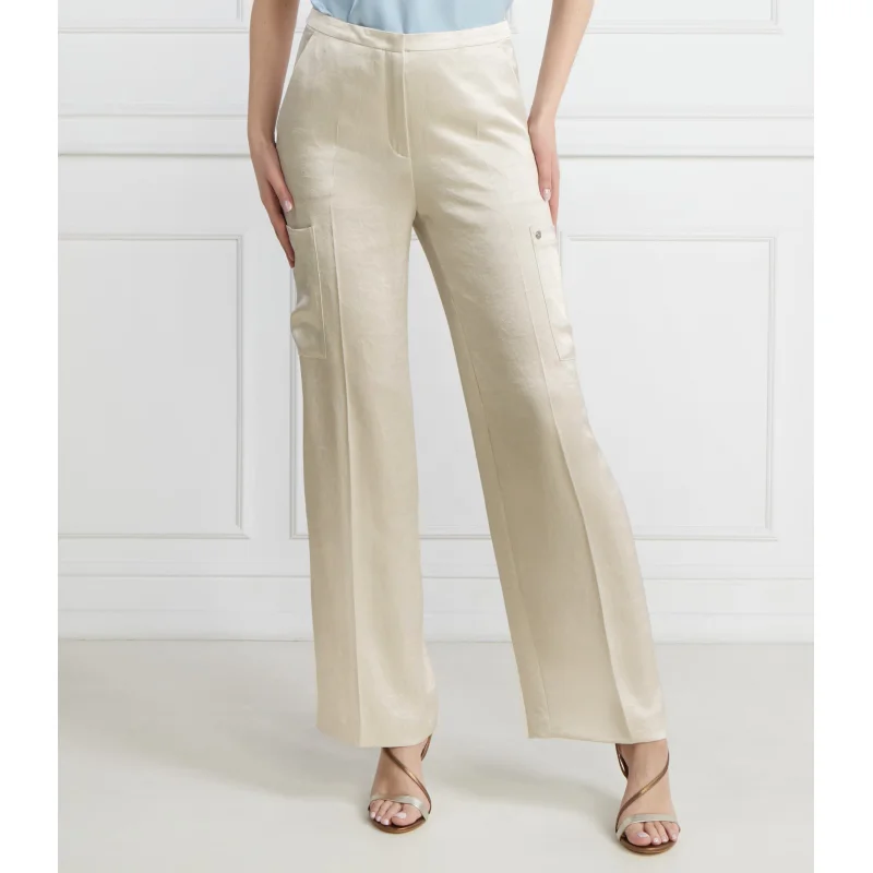 Marc Cain Spodnie cargo | Straight fit