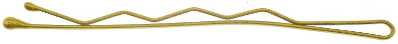 Efalock Duchesse, wsuwki do włosów, 5cm, 100 sztuk, złote