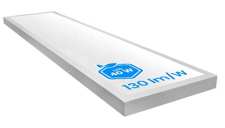 Panel LED 40W NATYNKOWY 120 x 30cm Plafon 130lm/W