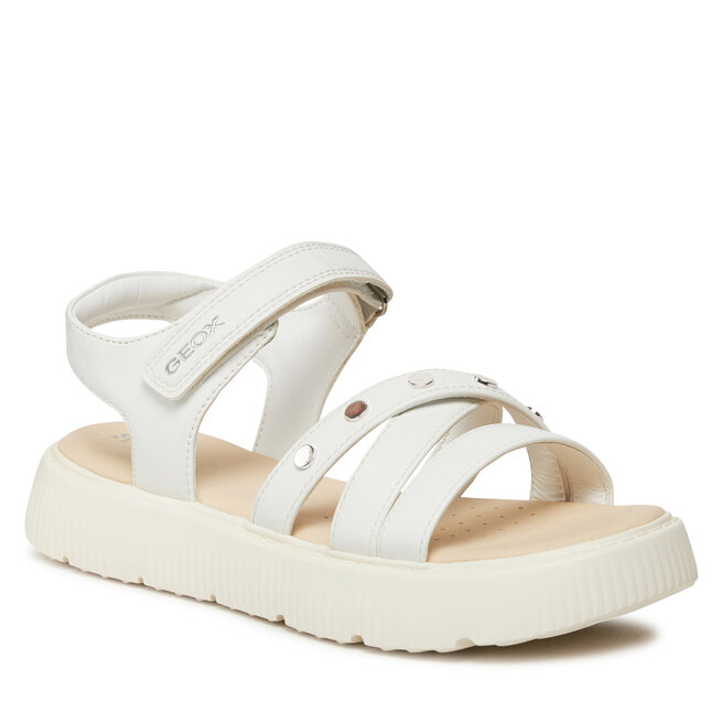 Sandały Geox J Sandal Kodette Gir J45DBI 0003W C1000 D White