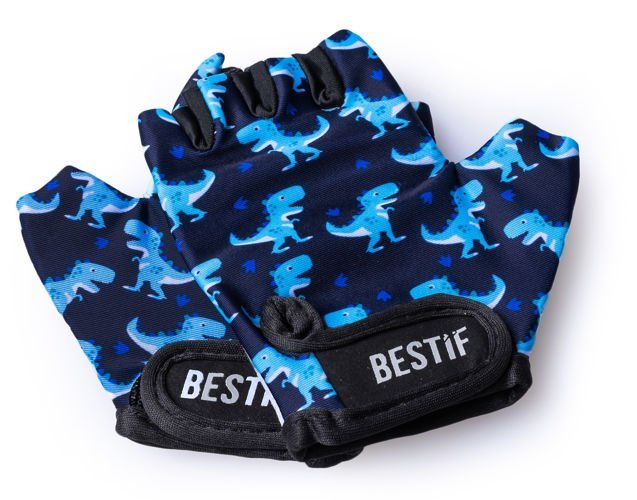 Bestif, Rękawiczki rowerowe, BRR09 / BRR10, granatowy, rozmiar XXS/XS