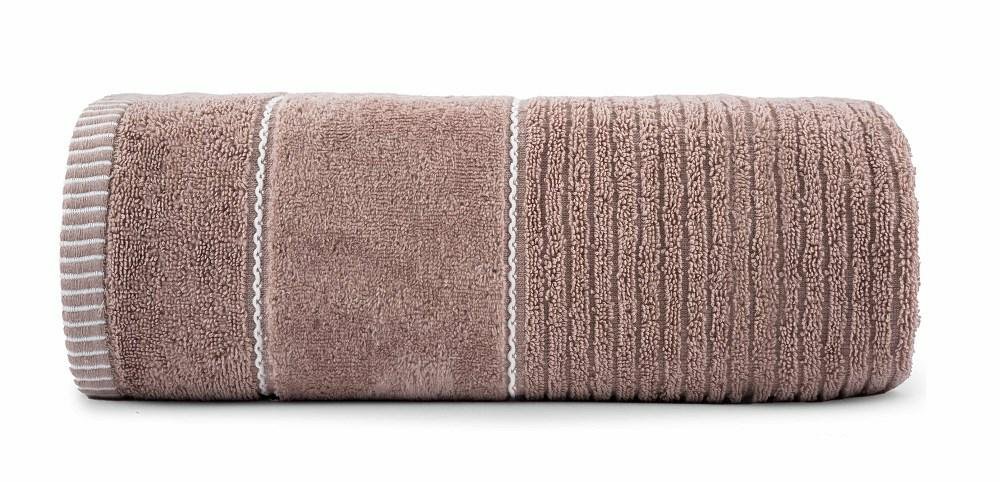 Ręcznik Teo 50x90 pudrowy różowy 470 g/m2 frotte