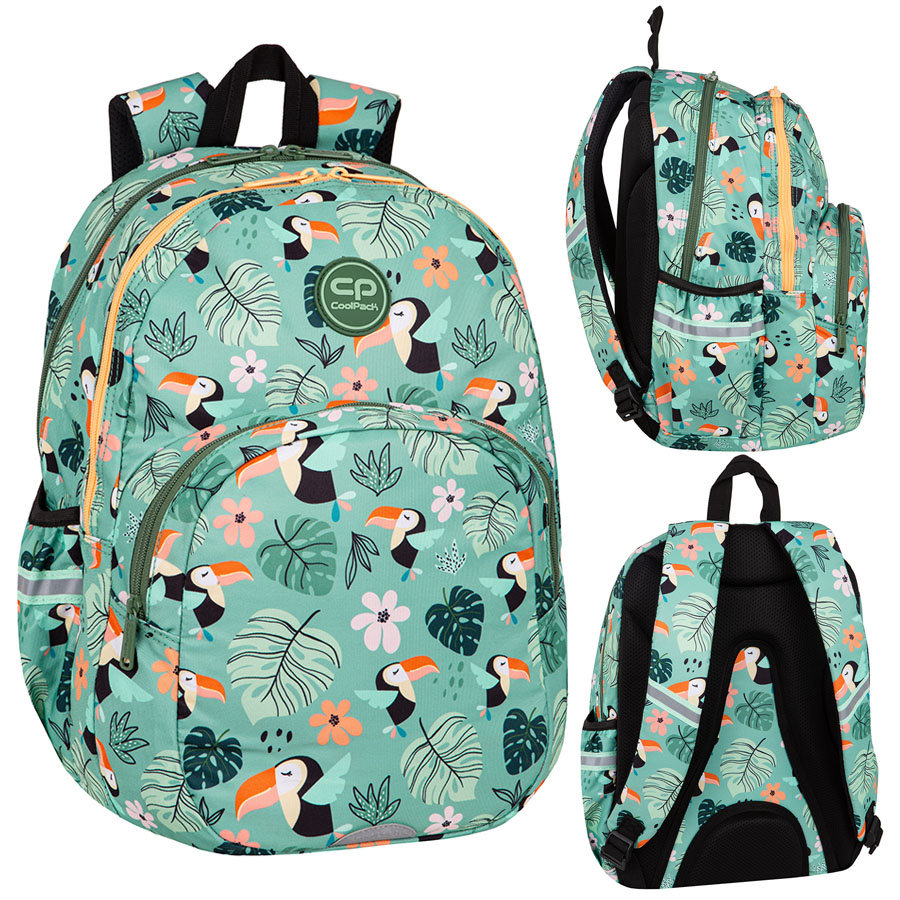 Plecak szkolny Coolpack Rider Toucans F059662
