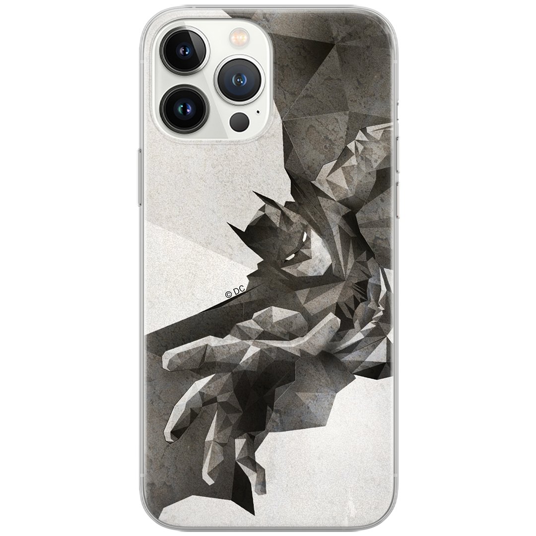 Фото - Чохол Etui do Apple IPHONE 15 PLUS Batman 016 DC Nadruk pełny Szary