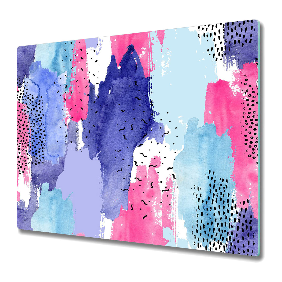 Deski Kuchenne ze Stylowym Ozdobnym nadrukiem 60x52 cm - Abstrakcja akwarela
